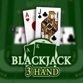 Blackjack 3H (Habanero) slot logo by Habanero at MrPacho Casino