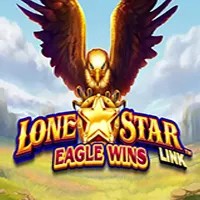 Slots logo of Lone Star Link Eagle Wins from Novomatic at MrPacho Casino