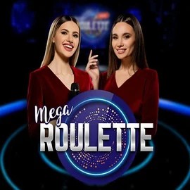 Mega Roulette slot logo by Pragmatic Play at MrPacho Casino