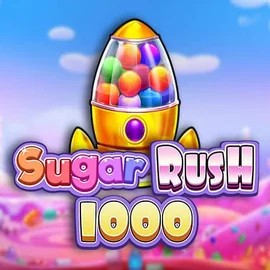 Sugar Rush 1000 slot logo by Pragmatic Play at MrPacho Casino